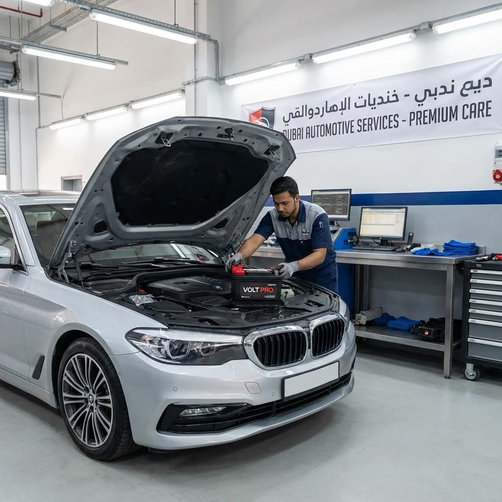 Professional Car Battery Replacement Service Dubai