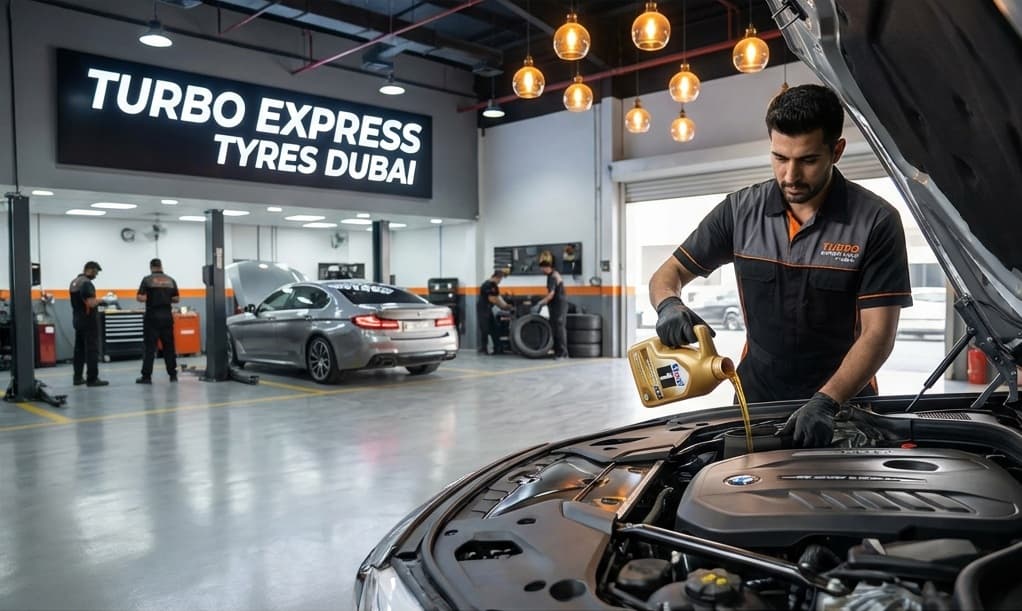 Synthetic Oil Change Service Dubai