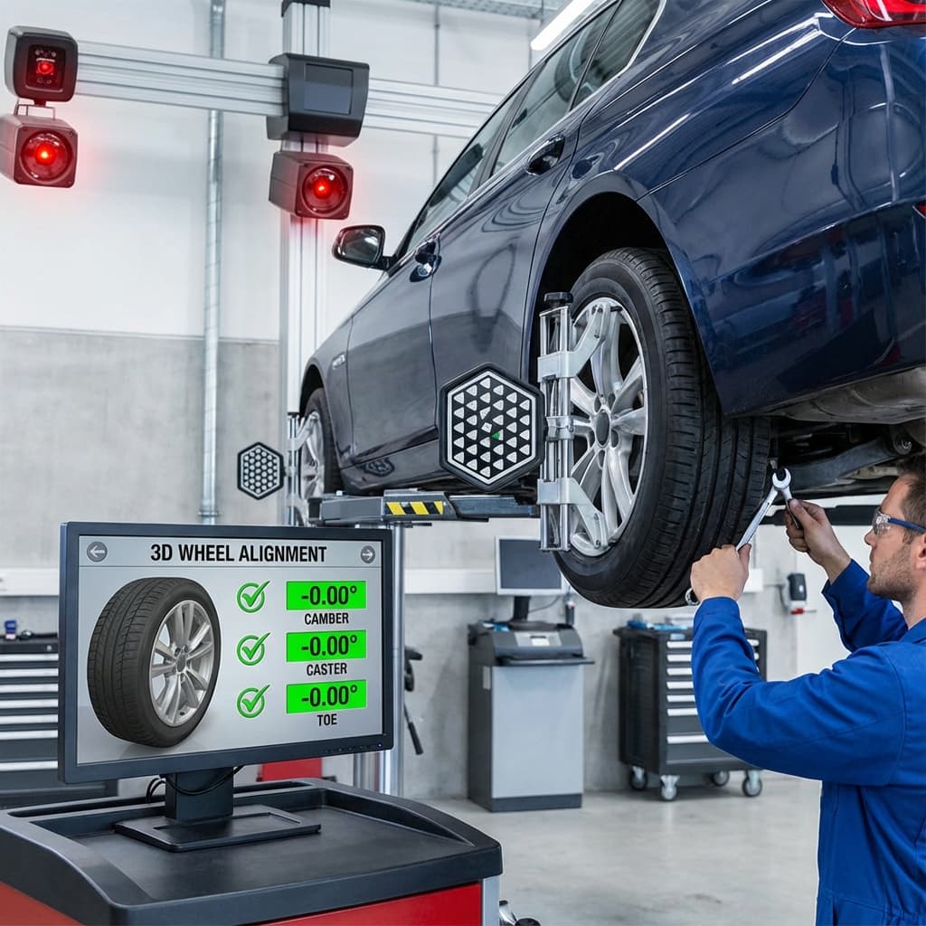 Precision Wheel Alignment Dubai